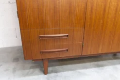Armoire scandinave en teck par Eric Grinwis Holland 3 portes 2 tiroirs 1960