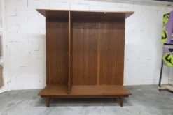 Armoire scandinave en teck par Eric Grinwis Holland 3 portes 2 tiroirs 1960
