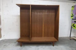 Armoire scandinave en teck par Eric Grinwis Holland 3 portes 2 tiroirs 1960