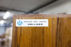 Armoire scandinave en teck par Eric Grinwis Holland 3 portes 2 tiroirs 1960