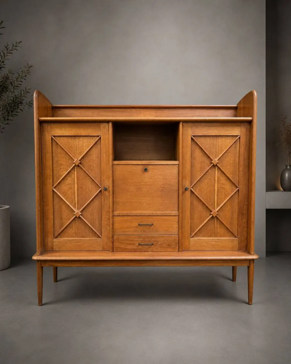 Armoire, secrétaire années 1950