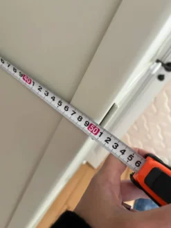 Armoire étagères et penderie vert amande