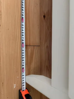 Armoire étagères et penderie vert amande