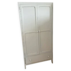 Armoire étagères et penderie vert amande