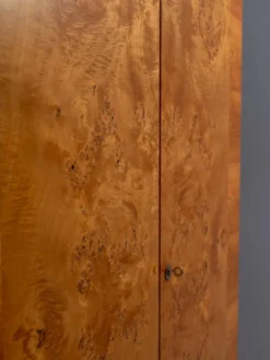 Armoire vintage du milieu du siècle, placage en bois de noyer, Tchécoslovaquie, 176 × 116 × 58 cm