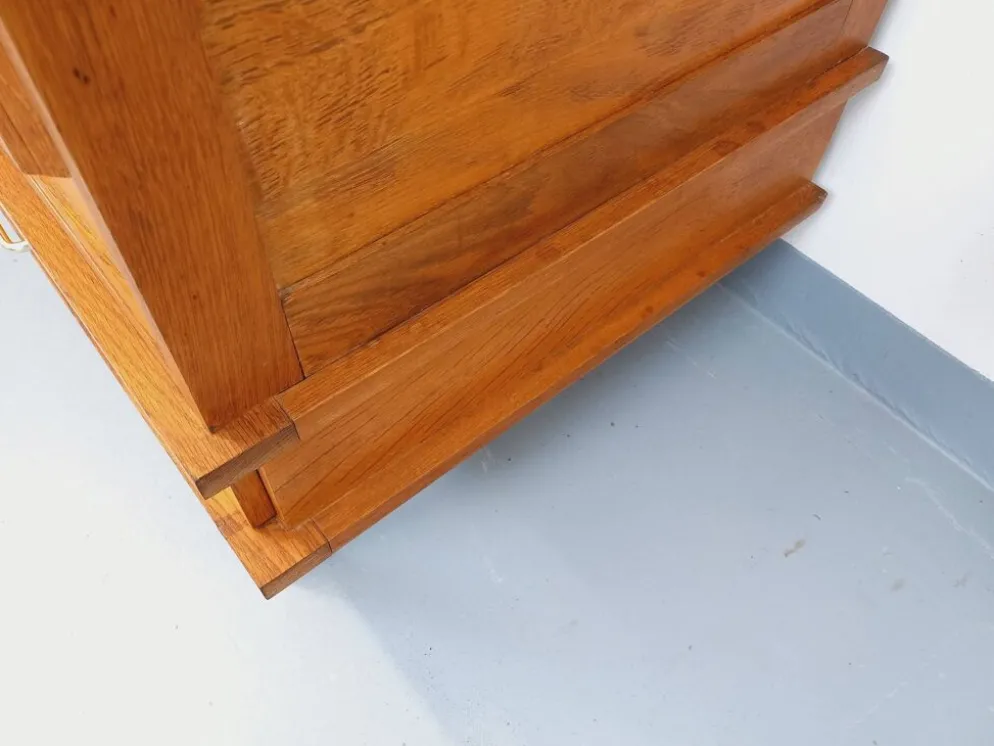 Armoire vintage en bois de chêne des années 60
