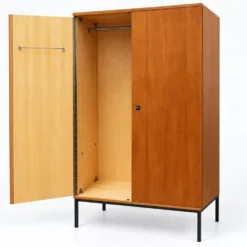 Armoire vintage à 2 portes en bois
