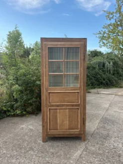 Armoire / vitrine ancienne en bois massif