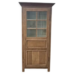 Armoire / vitrine ancienne en bois massif
