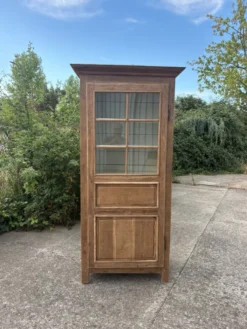 Armoire / vitrine ancienne en bois massif