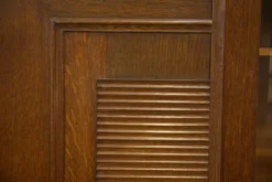Armoire vitrine brutaliste en chêne Charles Dudouyt 1940’s