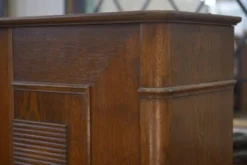 Armoire vitrine brutaliste en chêne Charles Dudouyt 1940’s