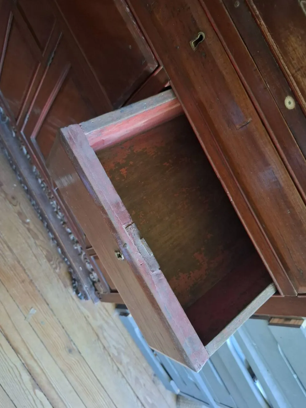 Armoire vitrine chinoise