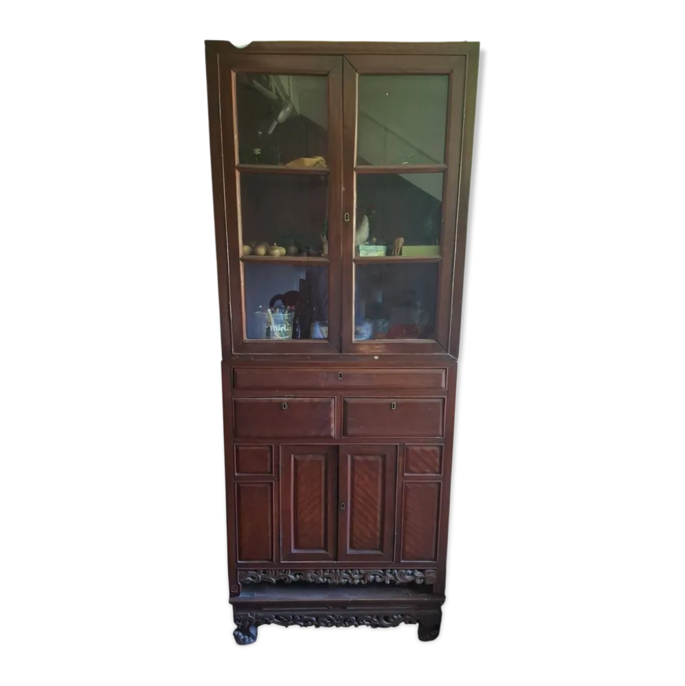 Armoire vitrine chinoise