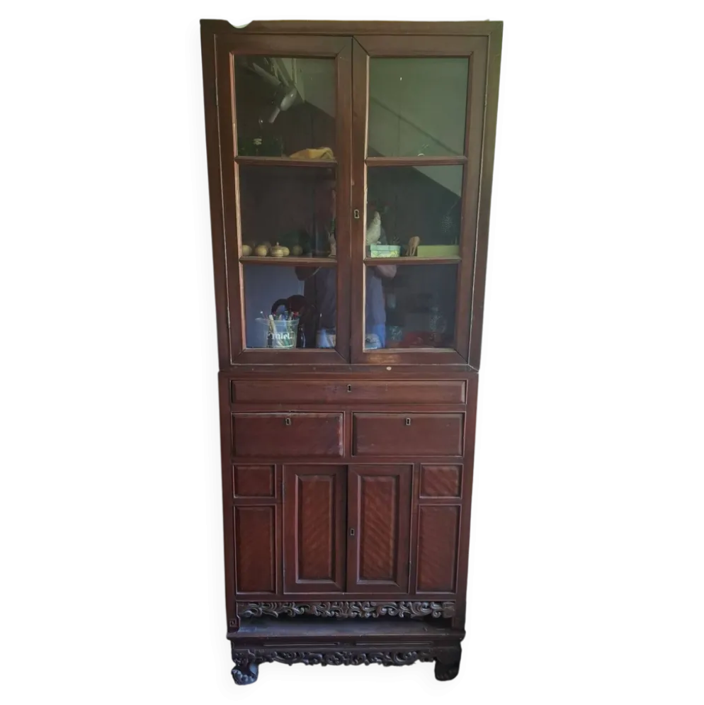 Armoire vitrine chinoise