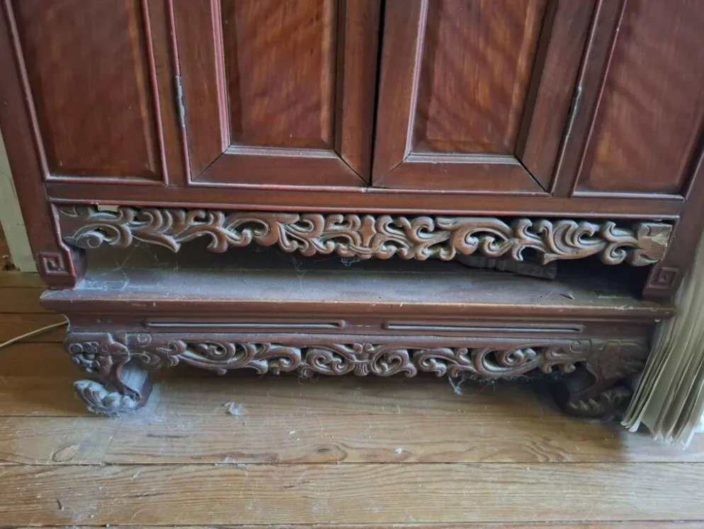 Armoire vitrine chinoise