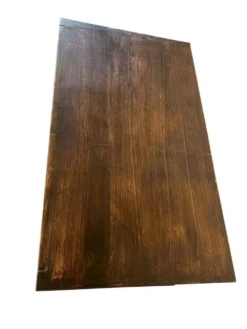 Armoire vitrine en bois vintage avec accent art déco