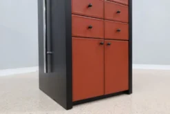 Armoire à volets roulants vintage Giorgetti années 1980