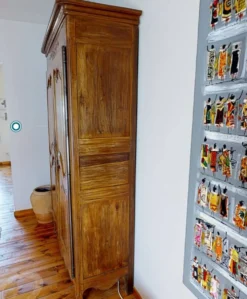 Armoire XIX merisier massif