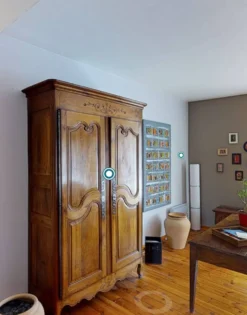 Armoire XIX merisier massif