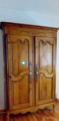 Armoire XIX merisier massif