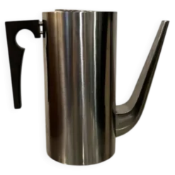 Arne Jacobsen Cylinda Kanne Stelton 60er Vintage Edelstahl