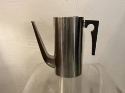 Arne Jacobsen Cylinda Kanne Stelton 60er Vintage Edelstahl