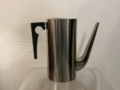 Arne Jacobsen Cylinda Kanne Stelton 60er Vintage Edelstahl