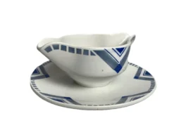 Art déco, saucière motifs géométriques Orchies vers 1930