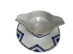 Art déco, saucière motifs géométriques Orchies vers 1930