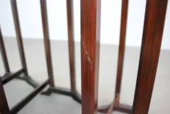 Art Deco Nesting Tables in Mahogany Veneer, 1930's, Czechoslovakia