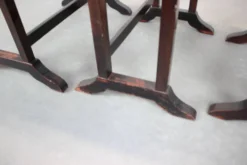 Art Deco Nesting Tables in Mahogany Veneer, 1930's, Czechoslovakia
