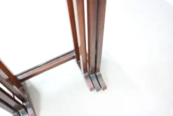 Art Deco Nesting Tables in Mahogany Veneer, 1930's, Czechoslovakia