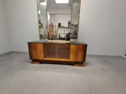 Art Deco Vanity Cabinet Attributed to Jindřich Halabala, Czechoslovakia, 19