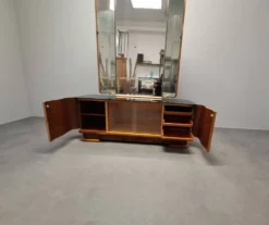 Art Deco Vanity Cabinet Attributed to Jindřich Halabala, Czechoslovakia, 19