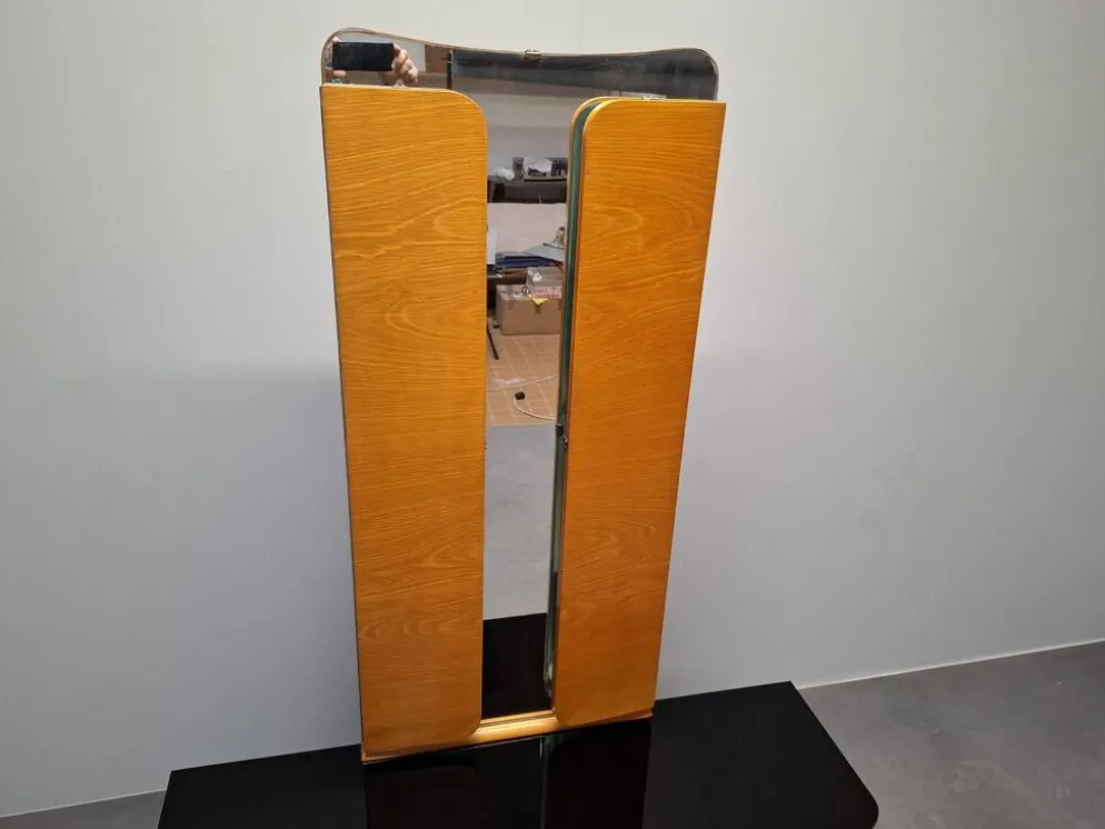 Art Deco Vanity Cabinet Attributed to Jindřich Halabala, Czechoslovakia, 19