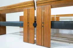 Artona Bed by Afra and Tobia Scarpa for Maxalto, with Matching Nightstands, Italy, 1970s