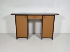 Artona cabinet/bureau en noyer et bois de racine, Maxalto, Italie, années 1970