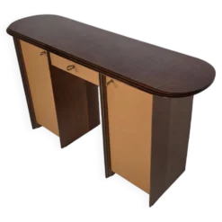 Artona cabinet/bureau en noyer et bois de racine, Maxalto, Italie, années 1970