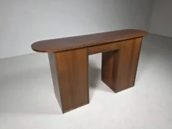 Artona cabinet/bureau en noyer et bois de racine, Maxalto, Italie, années 1970