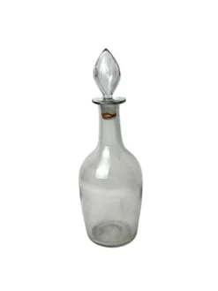 Arts de la table, grande bouteille carafe avec bouchon XIXème