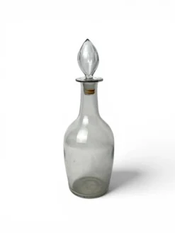 Arts de la table, grande bouteille carafe avec bouchon XIXème