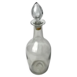 Arts de la table, grande bouteille carafe avec bouchon XIXème