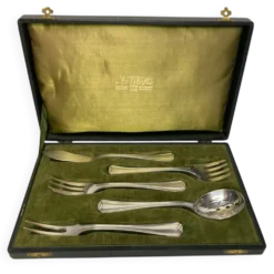 Arts de la table, service à confiserie métal argenté Christofle vers 1940