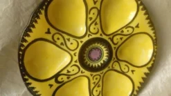 Assiete a huitre en faience hb quimper