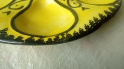 Assiete a huitre en faience hb quimper