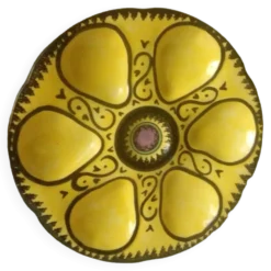 Assiete a huitre en faience hb quimper