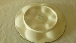 Assiette a huitre en faience de hb quimper