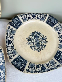 Assiette ancienne fin XIXème