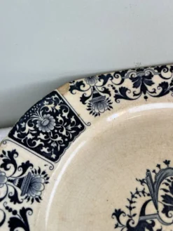Assiette ancienne fin XIXème